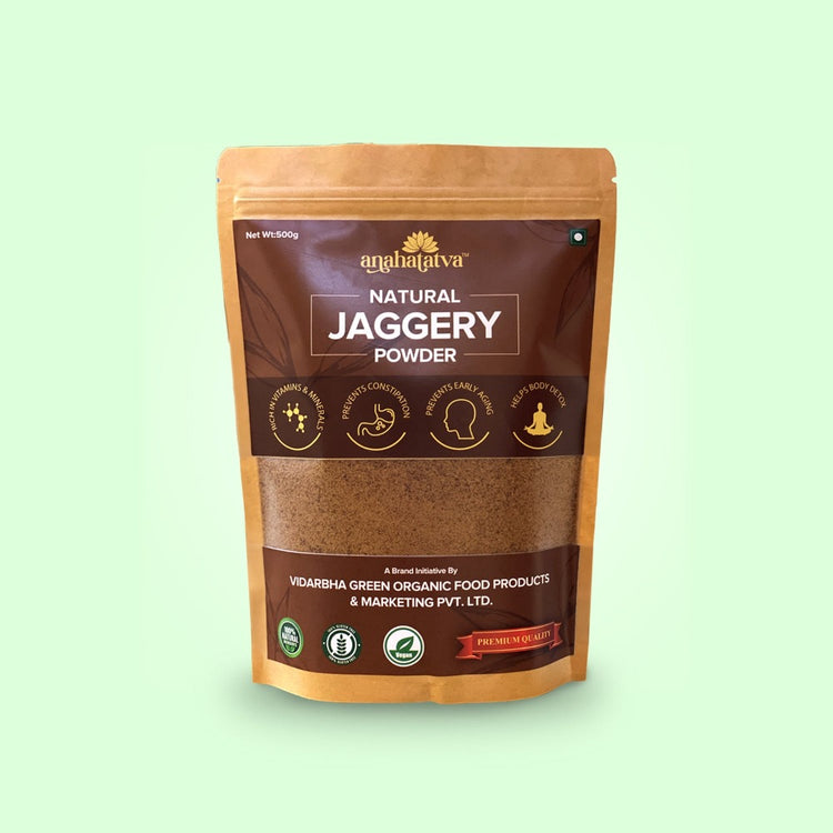 NATURAL JAGGERY POWDER 500gm- 100% Pure & Natural | Made From Selected Sugarcane