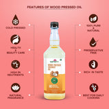 WOOD PRESSED COCONUT OIL | 100% Pure, Natural & Traditional | Highest Quality Sun Dried Coconuts