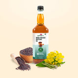 WOOD PRESSED MUSTARD OIL | High source of MUFA | 100% Pure, Natural and Traditional